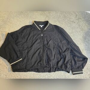 Lightweight Joylab Windbreaker Women's Size Large Black & White